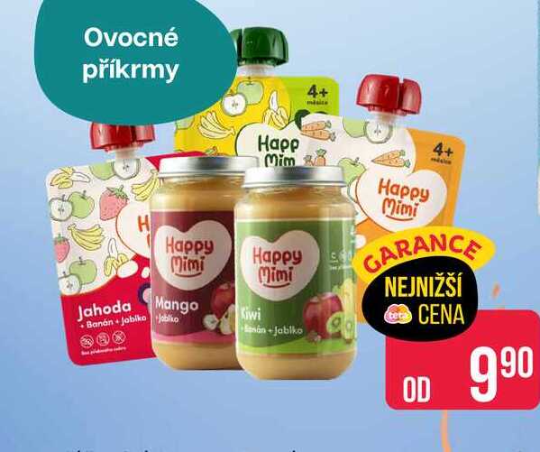 Happy Mimi Ovocné příkrmy Teta drogerie