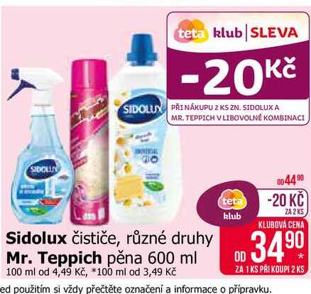 Mr. Teppich pěna 600 ml Teta drogerie