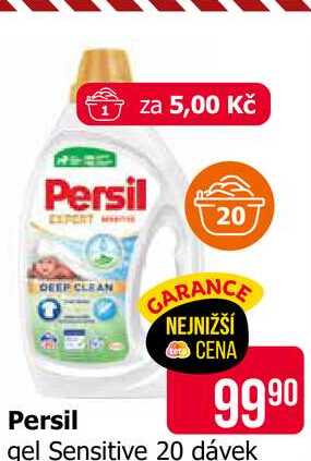 Persil gel Sensitive 20 dávek Teta drogerie