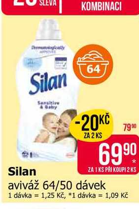 Silan aviváž 64/50 dávek Teta drogerie