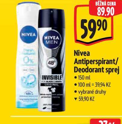 Nivea Antiperspirant/ Deodorant sprej  150 ml Albert