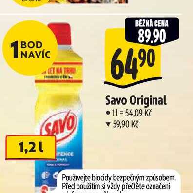 Savo Original  1,2 l Albert