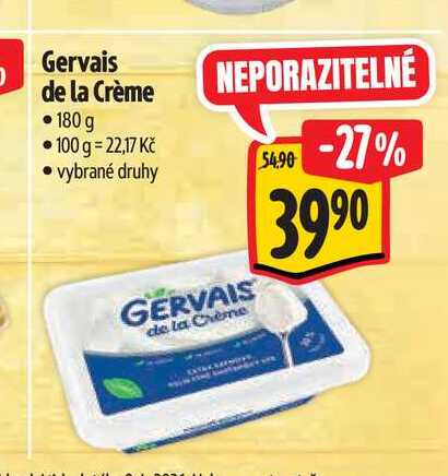 Gervais de la Crème 180 g