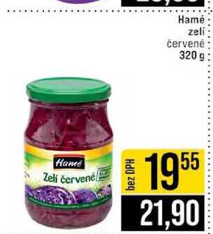 Hamé zeli červené 320 g