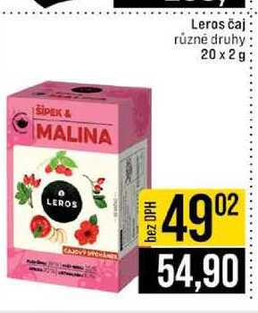Leros čaj různé druhy 20x2g