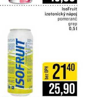 IsoFruit izotonický nápoj pomeranč grep 0,5l