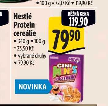 Nestlé Protein cereálie  340 g 