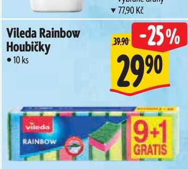 Vileda Rainbow Houbičky   10 ks 