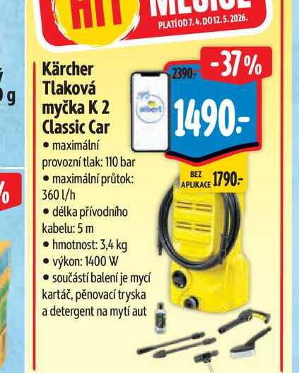   Kärcher Tlaková myčka K 2 Classic Car 