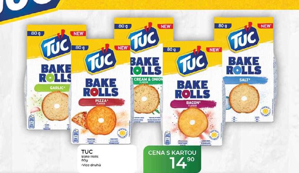 TUC Bake Rolls 80g