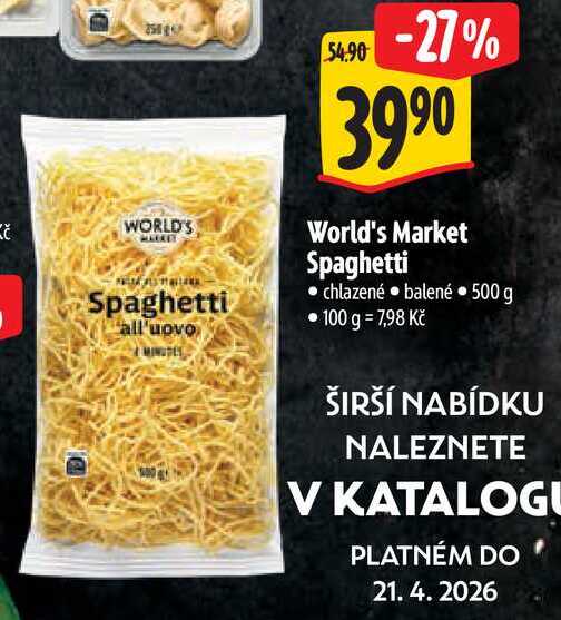 World's Market Spaghetti  500 g