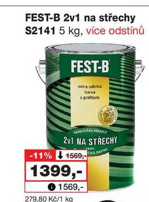 FEST-B 2v1 na střechy S2141 5 kg