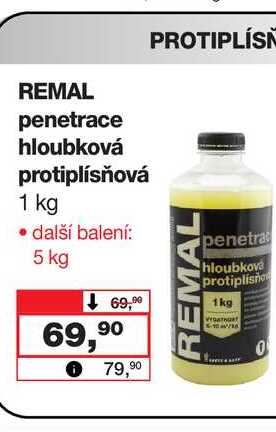 REMAL penetrace hloubková protiplísňová 1 kg