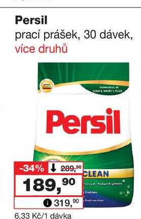 Persil prací prášek, 30 dávek Barvy a laky drogerie 