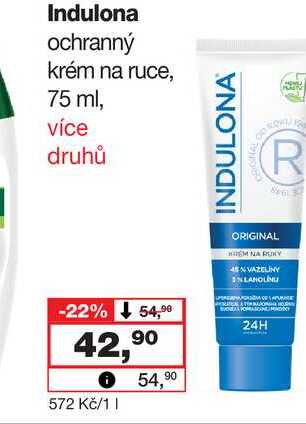 Indulona ochranný krém na ruce, 75 ml Barvy a laky drogerie 