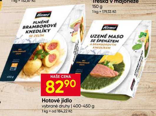 HAMÉ Hotové jídlo vybrané druhy 400-450 g