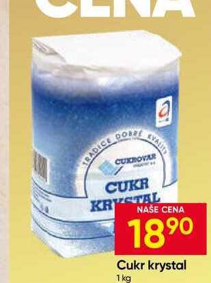 Cukrovar Vrbátky Cukr krystal  1kg