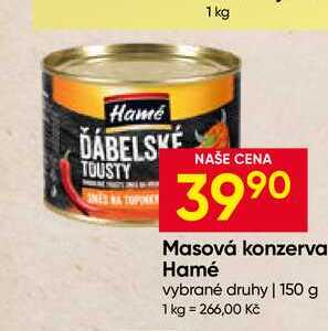 Hamé Ďábelské tousty směs na topinky 150g