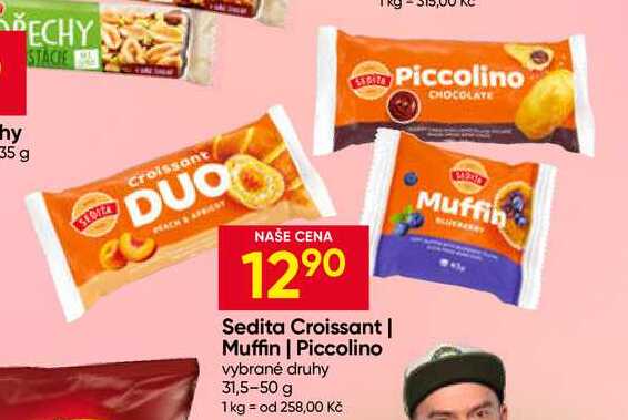 Sedita Piccolino vybrané druhy 31,5-50 g