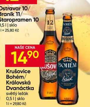 Ostravar 10 0,5l sklo 