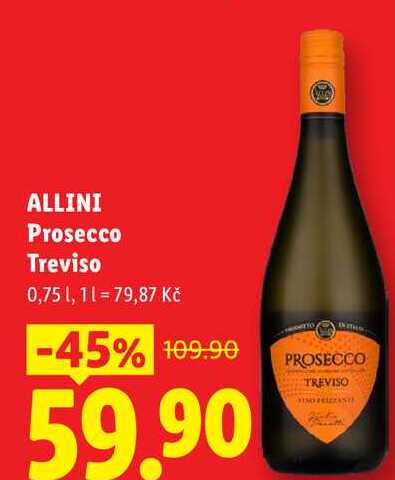 ALLINI Prosecco Treviso, 0,75 l