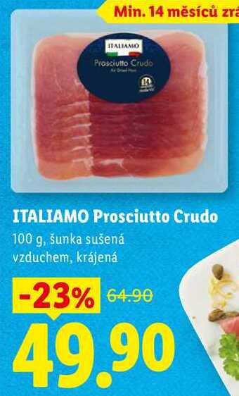 ITALIAMO Prosciutto Crudo, 100 g