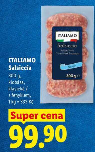 ITALIAMO Salsiccia, 300 g