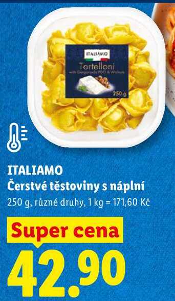 ITALIAMO Čerstvé těstoviny s náplní, 250 g