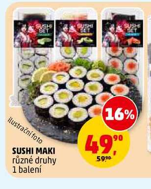 SUSHI MAKI, 1 balení 