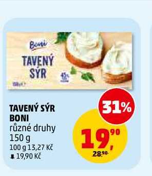 TAVENÝ SÝR BONI, 150 g
