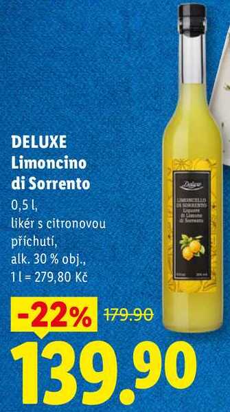DELUXE Limoncino di Sorrento, 0,5 l