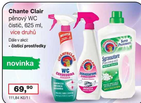 Chante Clair 625 ml Ráj drogerie