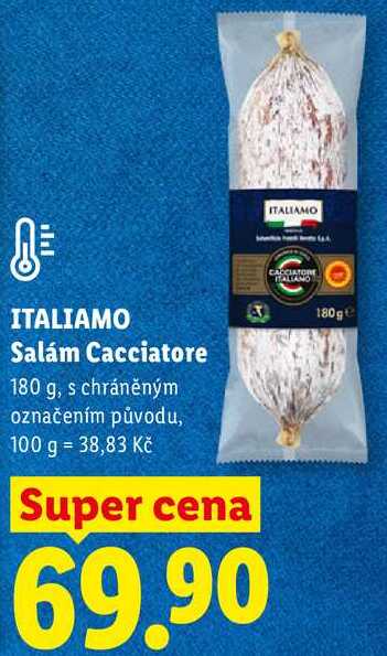 ITALIAMO Salám Cacciatore, 180 g