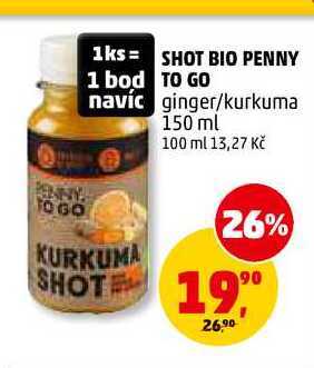 SHOT BIO PENNY TO GO, 150 ml