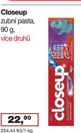 Closeup 90 g Ráj drogerie