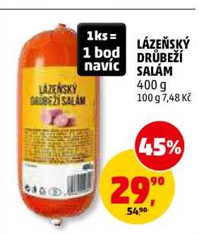 LÁZEŇSKÝ DRŮBEŽÍ SALAM, 400 g