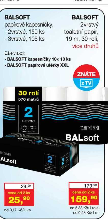 BALSOFT 30 rolí Ráj drogerie