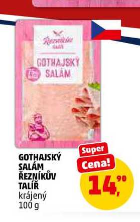 GOTHAJSKÝ SALÁM ŘEZNÍKŮV TALÍŘ, 100 g 