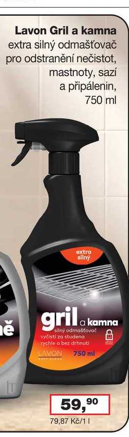 Lavon Gril a kamna 750 ml Ráj drogerie