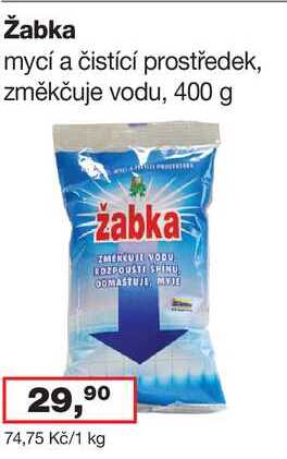 Žabka 400 g Ráj drogerie