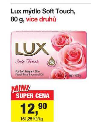 Lux mýdlo Soft Touch, 80 g Šlak