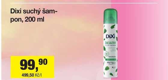 Dixi suchý šampon, 200 ml