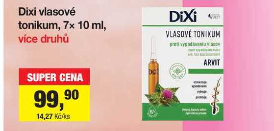 Dixi vlasové tonikum, 7x 10 ml Šlak