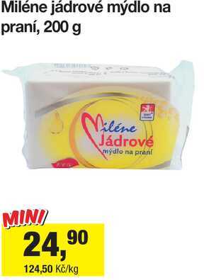 Miléne jádrové mýdlo na praní, 200 g Šlak