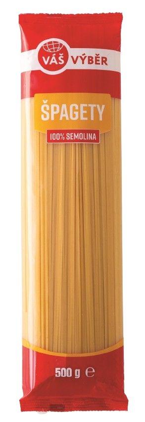 VÁŠ VÝBĚR Těstoviny, 500 g
