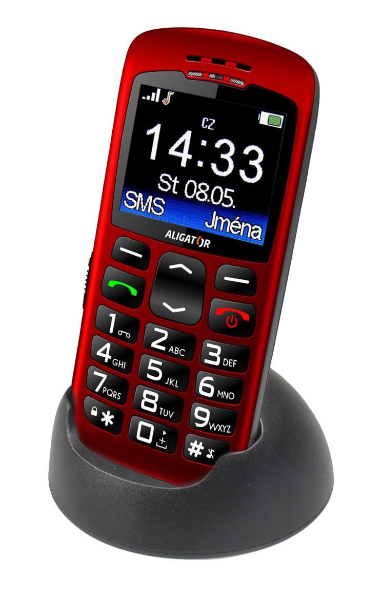 Mobilní seniorský telefon A670R, 1 KS