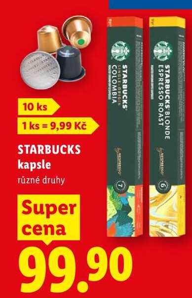 STARBUCKS kapsle