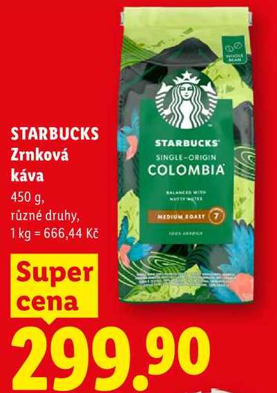 STARBUCKS Zrnková káva, 450 g