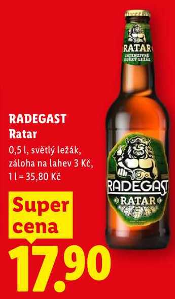 RADEGAST Ratar, 0,5 l