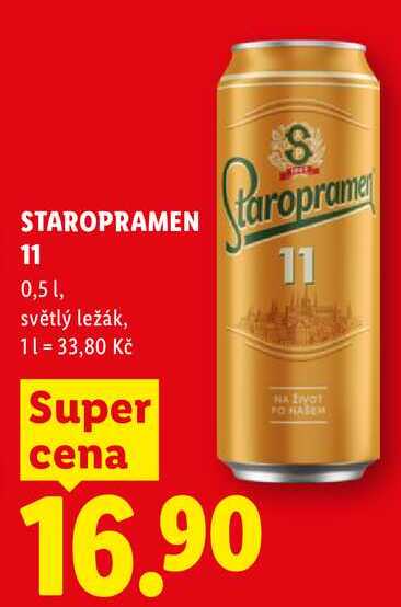 STAROPRAMEN 11, 0,5 l